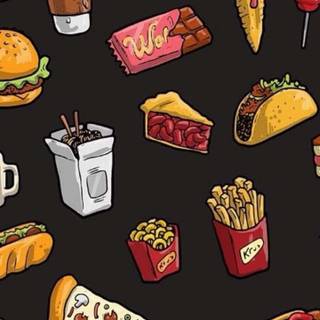 Phone food wallpaper