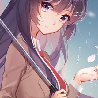 Mai Sakurajima iPhone wallpaper