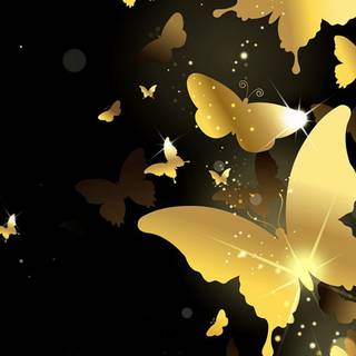 iPhone 12 golden wallpaper