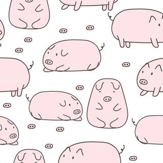 Pig phone wallpaper