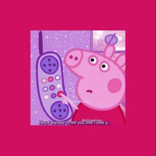 Pig phone wallpaper
