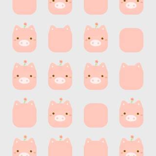 Pig phone wallpaper