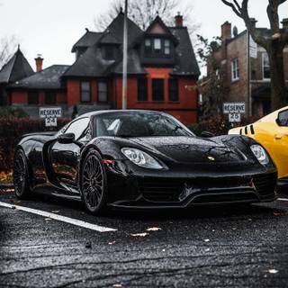 Porsche 918 Spyder iPhone wallpaper