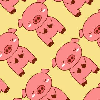 Pig phone wallpaper