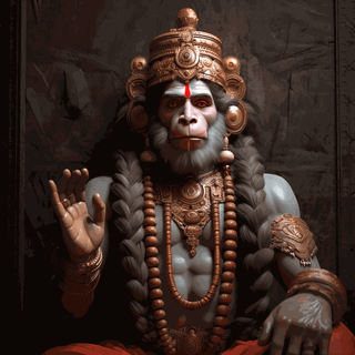 Hanuman AI wallpaper