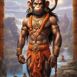 Hanuman AI wallpaper