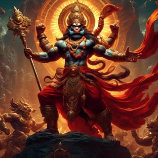 Hanuman AI wallpaper