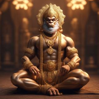 Hanuman AI wallpaper