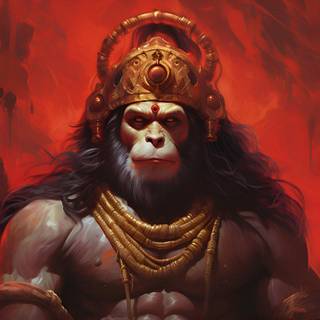 Hanuman AI wallpaper