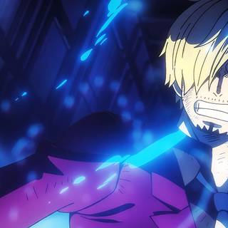 Sanji vs Queen wallpaper