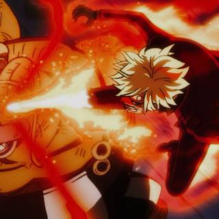 Sanji vs Queen wallpaper