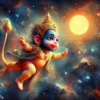 Hanuman AI wallpaper