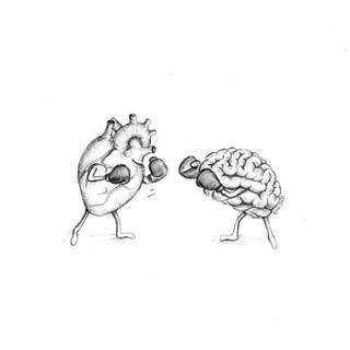 Heart brain wallpaper