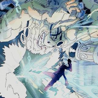 Sanji vs Queen wallpaper