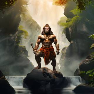Hanuman AI wallpaper