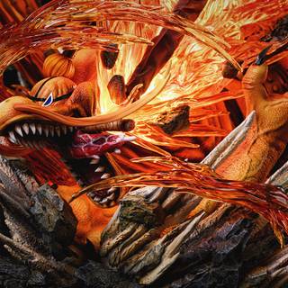 Sanji vs Queen wallpaper