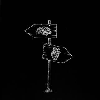 Heart brain wallpaper