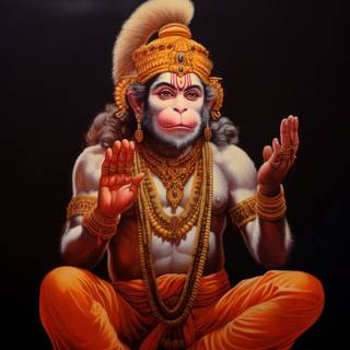 Hanuman AI wallpaper
