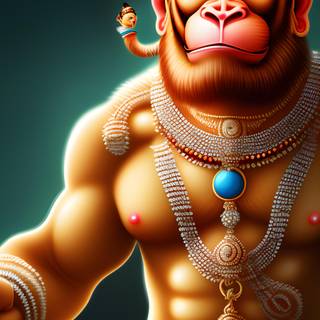 Hanuman AI wallpaper