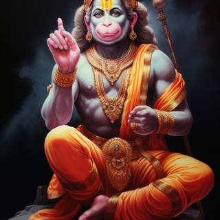 Hanuman AI wallpaper