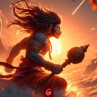 Hanuman AI wallpaper