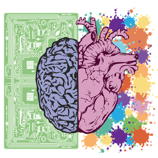 Heart brain wallpaper