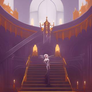 Dark palace wallpaper