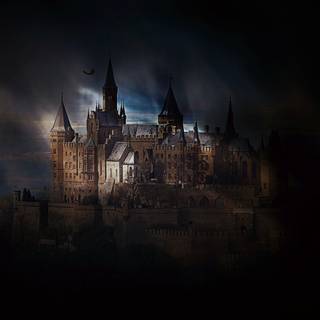 Dark palace wallpaper