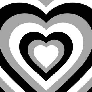 iPhone heart black wallpaper