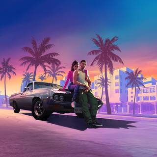 GTA 6 iPhone 4k wallpaper