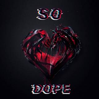 iPhone heart black wallpaper