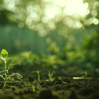 Growing plant wallpaper