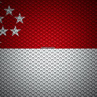 Singapore flag 4k wallpaper