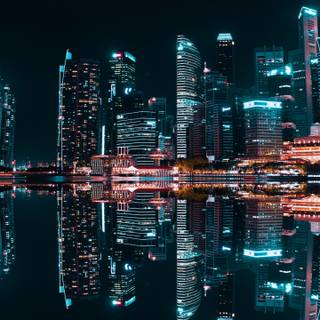 Night life 4k wallpaper