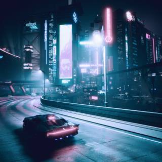 Night life 4k wallpaper