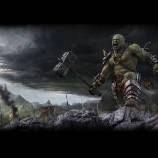 Orc 4k wallpaper