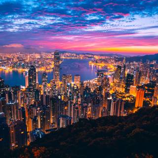 4k night view wallpaper