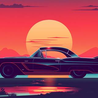 Vintage cars desktop wallpaper
