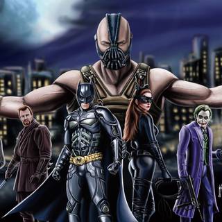 Batman trilogy 4k wallpaper