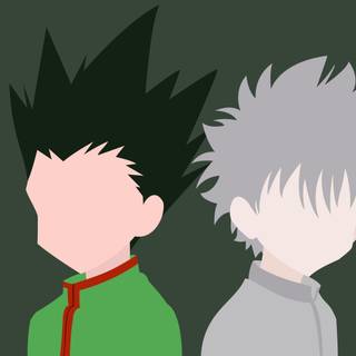 Gon and Killua desktop wallpaper