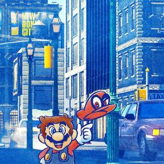 Super Mario Odyssey phone wallpaper
