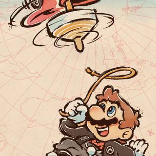 Super Mario Odyssey phone wallpaper