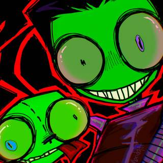 Invader Zim iPhone wallpaper