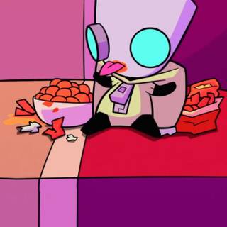 Invader Zim iPhone wallpaper