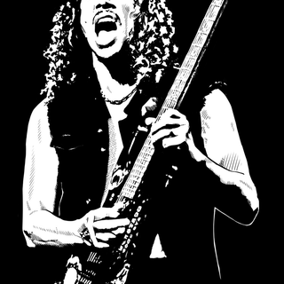 Kirk Hammett iPhone wallpaper