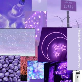 Cute purple iPhone wallpaper