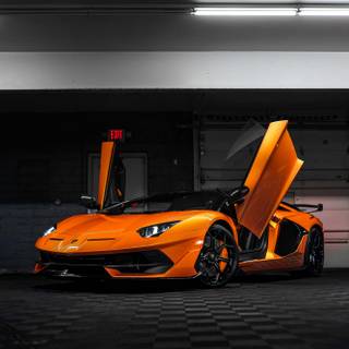Aventador SVJ iPhone wallpaper