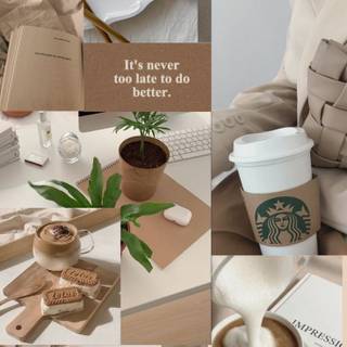 Aesthetic beige iPhone wallpaper