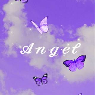 Cute purple iPhone wallpaper