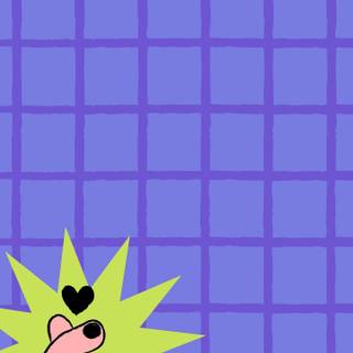 Cute purple iPhone wallpaper